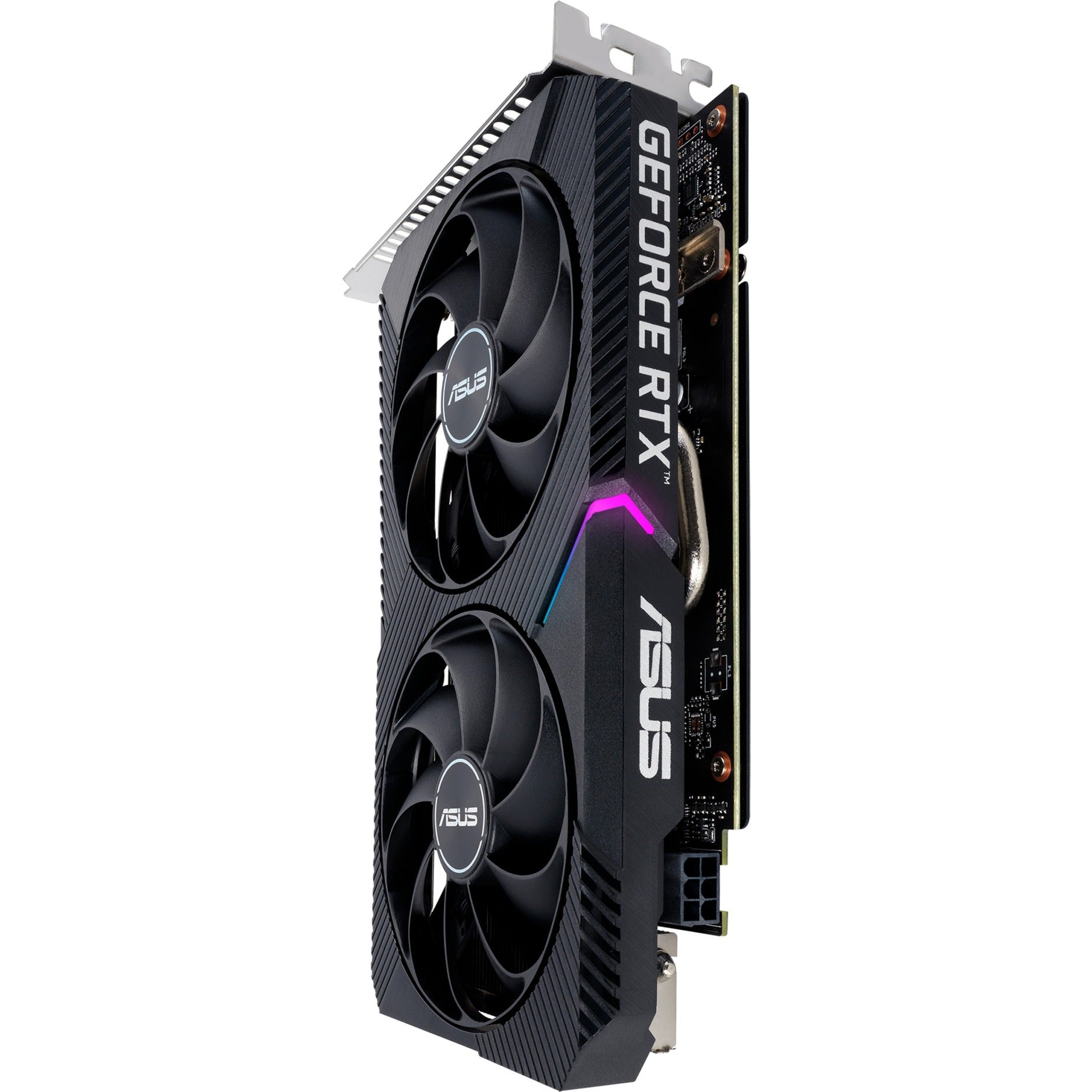 Asus geforce rtx 3050 dual v2 8gb gddr6 grafische kaart (lite hash rate, 1x displayport, 1x hdmi 2.1, dvi-d)