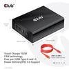 Club 3D Travel Charger 132W Gan Technology, Four Port USB