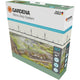 Gardena micro-drip-bewatering moestuin bloembed set (60 m²) druppelaar (zwart grijs)