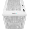 Deepcool ch560 digital midi tower behuizing (wit | 1x usb-a | 1x usb-c | rgb | tempered glass)