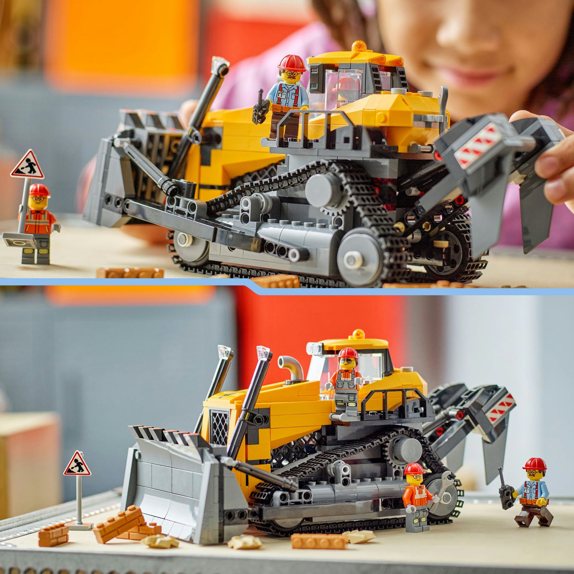 LEGO 60466 City Big Vehicles Yellow Bulldozer