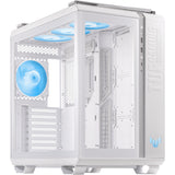 Asus tuf gaming gt502 plus midi tower behuizing (wit | 2x usb-a | 1x usb-c | tempered glass) - afbeelding 2