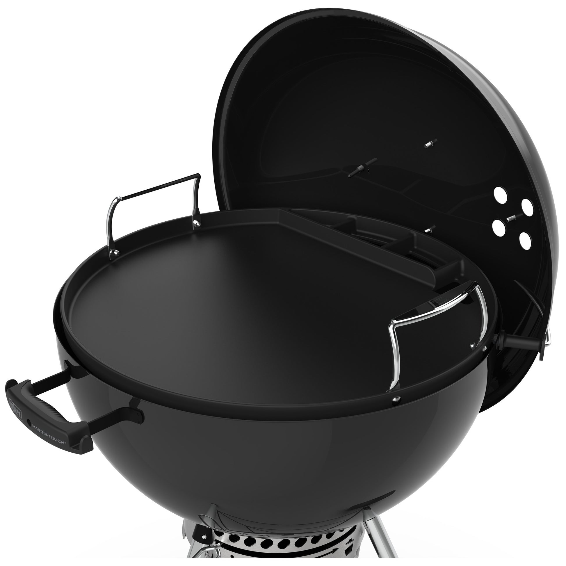 Weber plancha a grandezza naturale - per barbecue a carbone 57 cm piastra (nero)