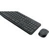Logitech mk235 draadloze desktopset (zwart, us-international lay-out (qwerty))