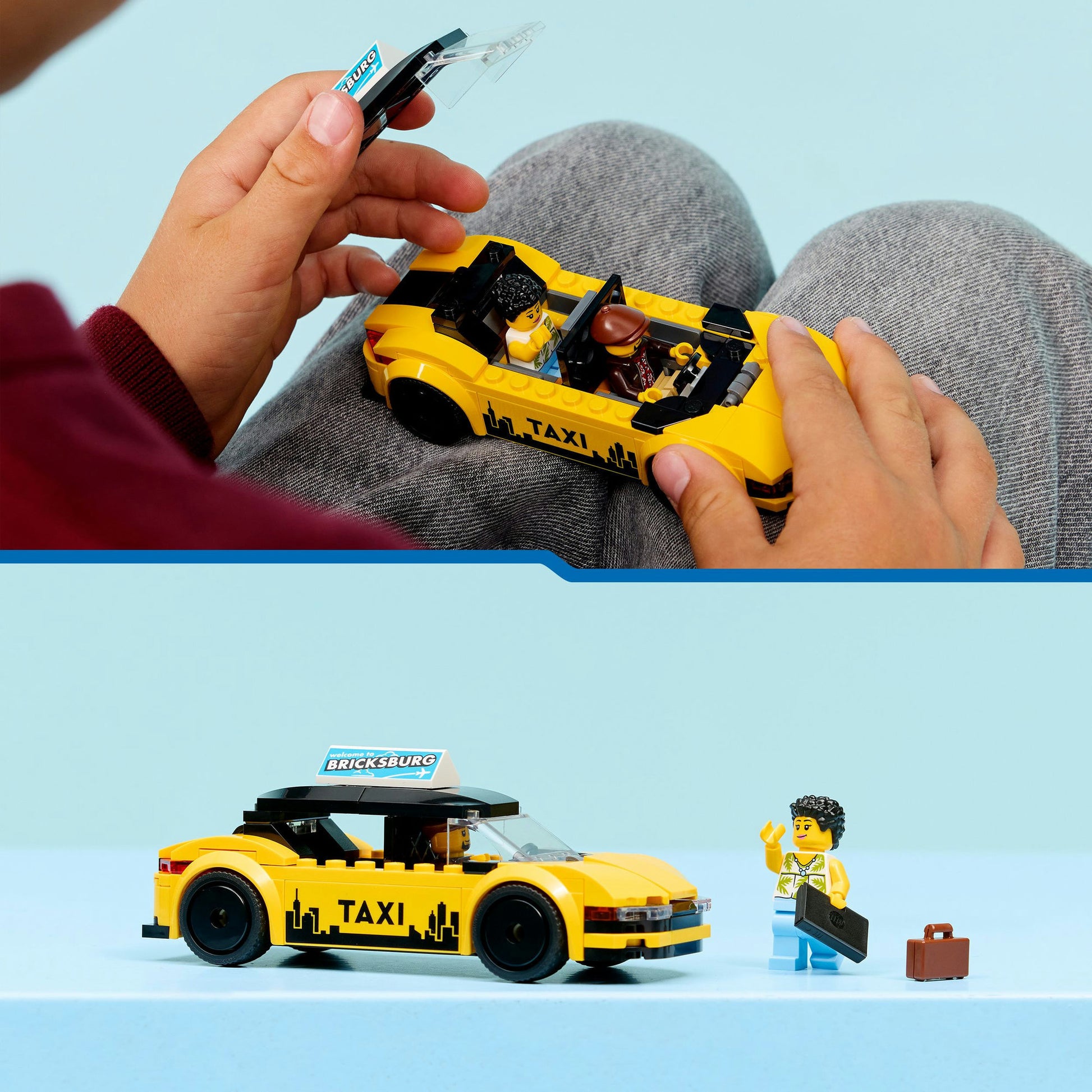 Lego City 60487 Taxi giallo