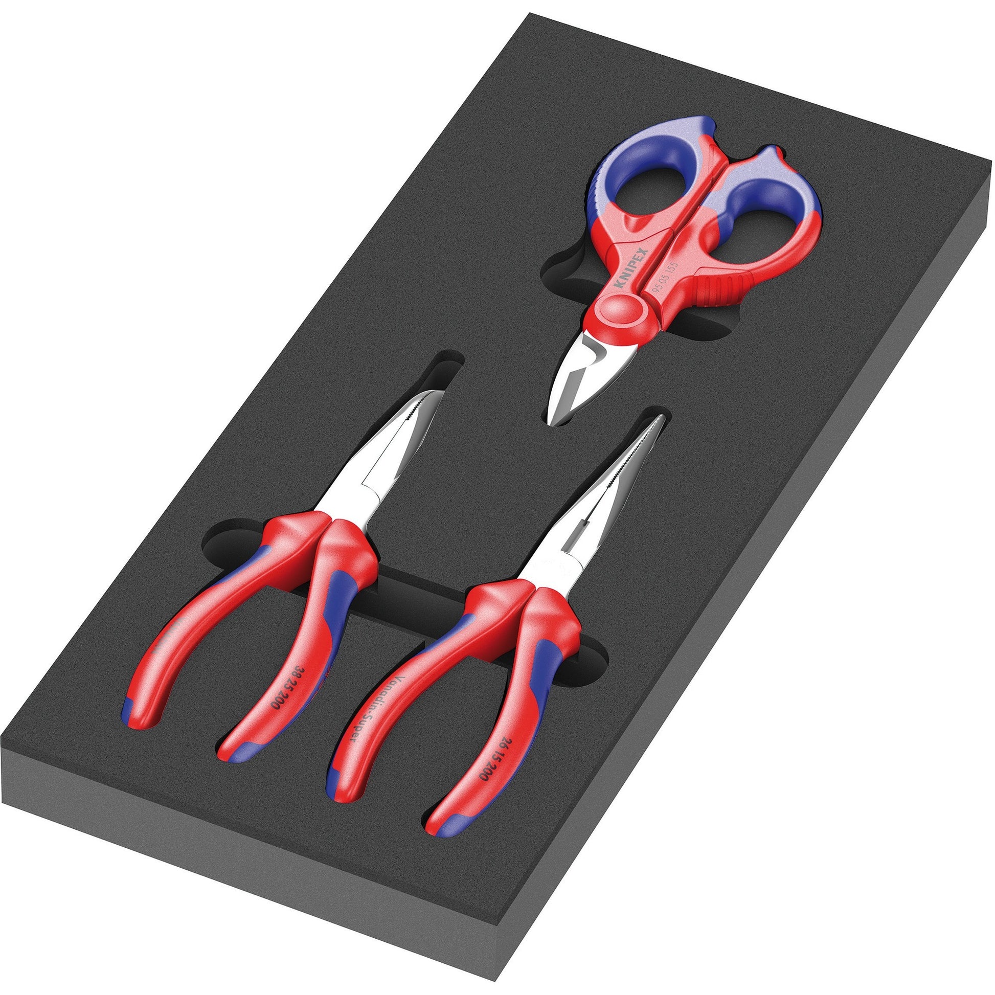 WERA 9781 Inserto de espuma con Knipex Tangen SE