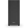 Sharkoon s25 silent midi tower behuizing (zwart | 2x usb-a | 1x usb-c)