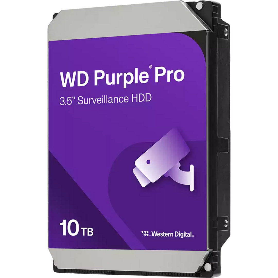 Western Digital WD102Purp Purple Pro HDD, 10 TB, 3,5, SATA 6 Gbps, 7200 giri / min, 256 MB, 265 MB S