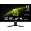 Monitor da gioco curvo Msi mag 27c6f 27 (nero, 2x hdmi, display port, 180 hz)