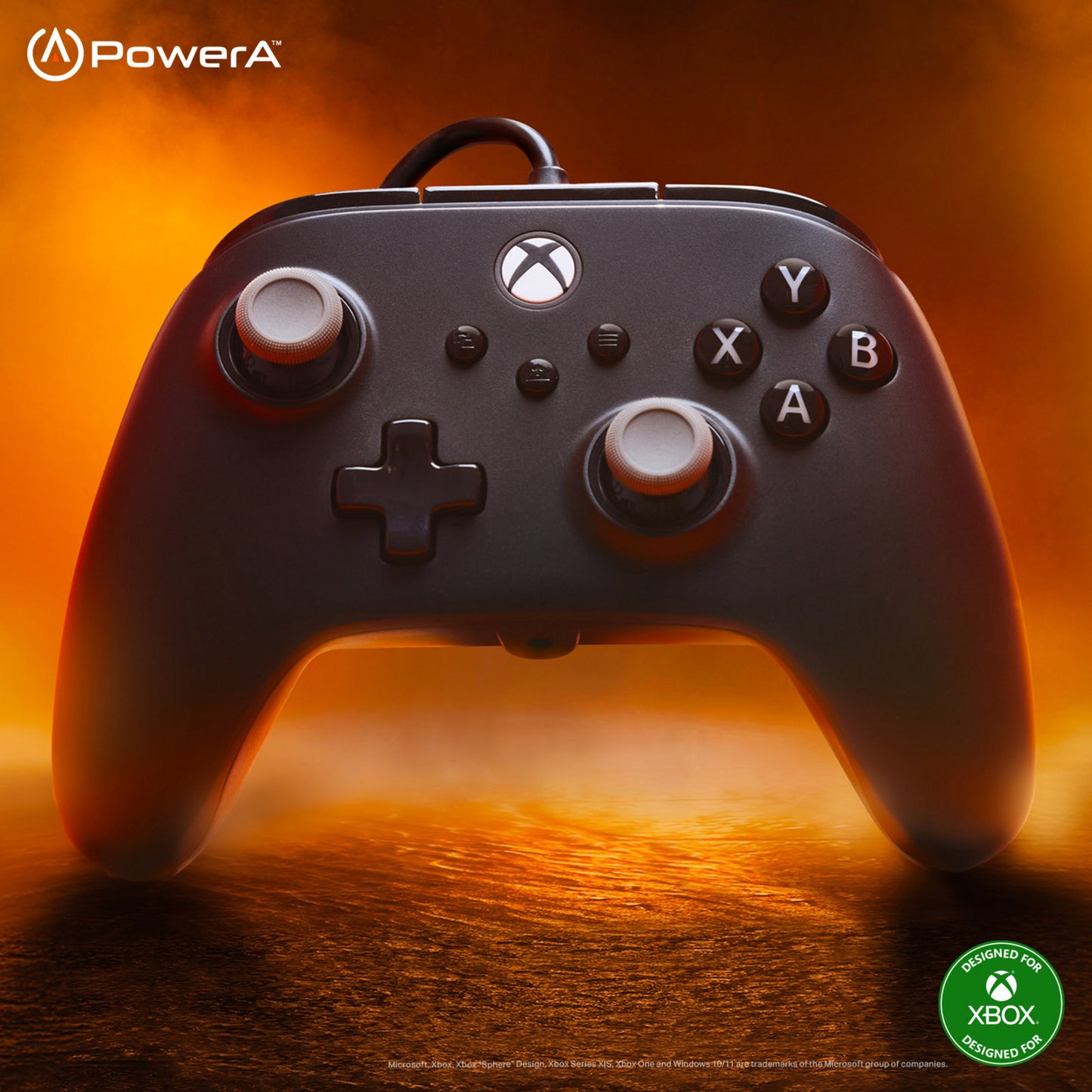Vantaggio Powera plus controller cablato per xbox serie x|s (nero, xbox serie x|s, xbox one, PC)