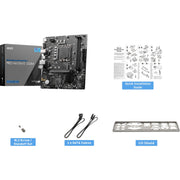 Msi pro h610m-e ddr4 socket 1700 moederbord (zwart, gb-lan, sound, µatx) - afbeelding 12
