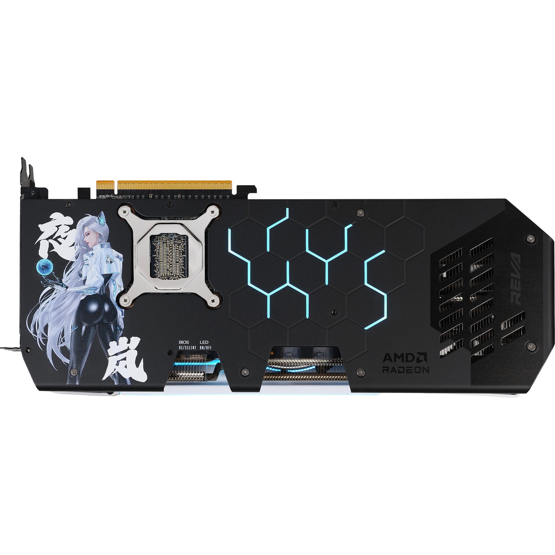 Scheda grafica Powercolor Radeon RX 9070 XT Hellhound Reva16GB in edizione limitata (bianco nero, RDNA4, GDDR6, 3x display port, 1x HDMI)
