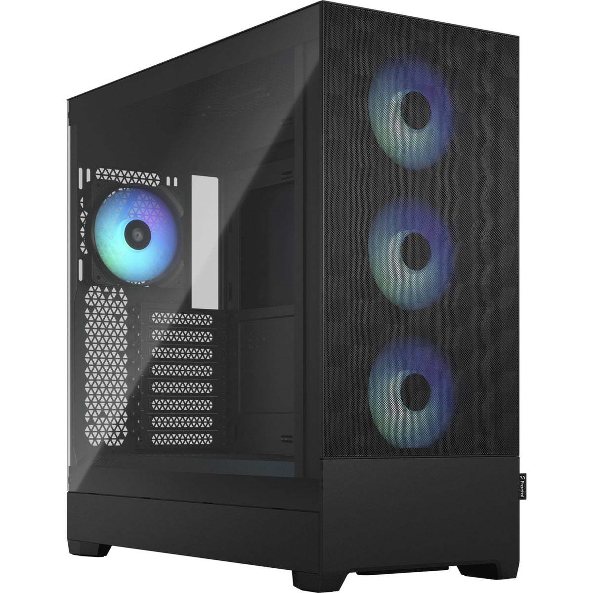 Fractal design pop xl air rgb big tower behuizing (zwart | 2x usb-a | rgb | tempered glass)
