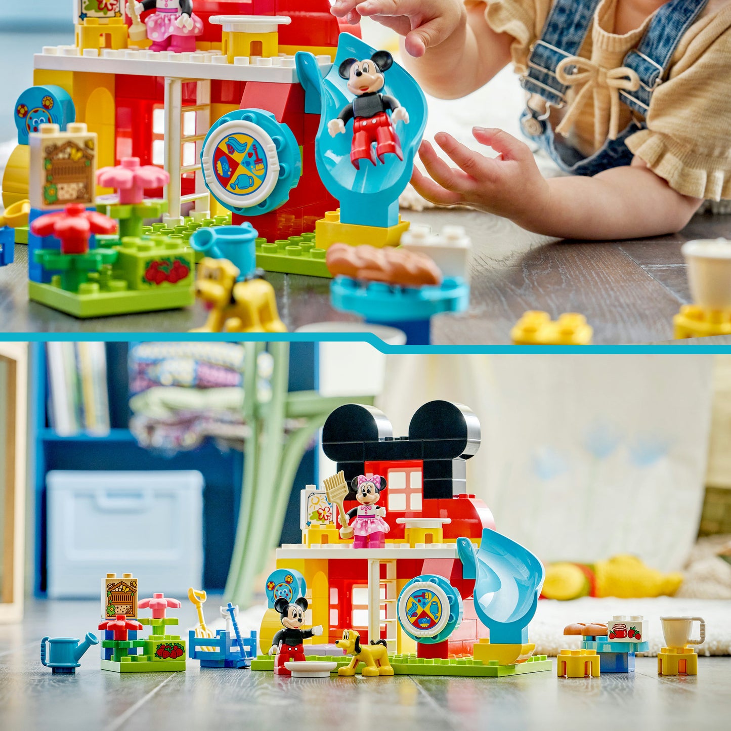 Lego duplo - mickey mouse clubhuis met minnie en pluto constructiespeelgoed (10465)