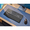 Teclado ergonómico inalámbrico Trust Keyra (negro, diseño EE. UU., Bluetooth 2.4G USB)