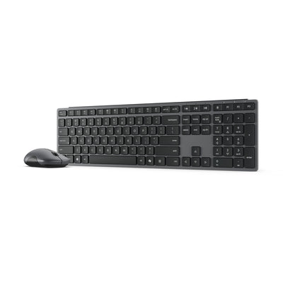 Conjunto de escritorio combinado inalámbrico multidispositivo moderno Lenovo 700 (gris, diseño estadounidense (Qwerty), 100%, 4000 ppp, 2,4 GHz, BT 5.3, USB-A)