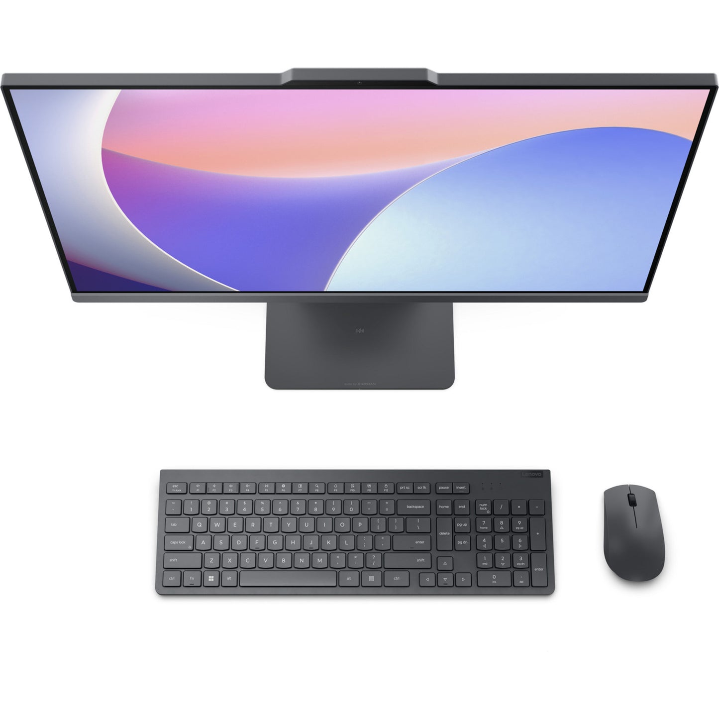 Lenovo ideacentre aio 27arr9 all-in-one pc (donkergrijs | r7 7735hs | radeon 680m graphics | 32 gb | 1 tb ssd)