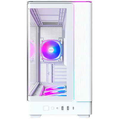 Montech king 15 pro midi tower housing (white | 2x USB-A | 1x USB-C | RGB | window)