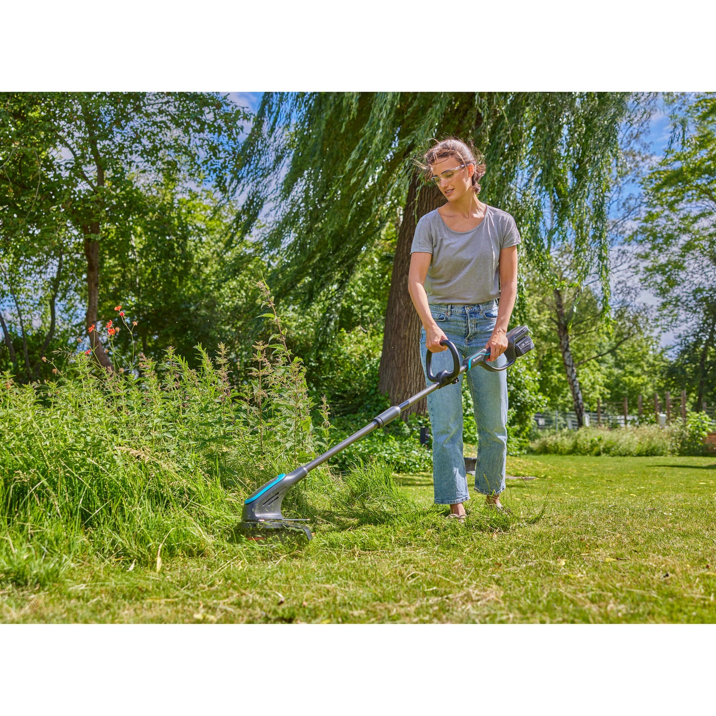 Gardena trimmer powertrim 30 18v p4a set