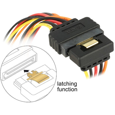 Delock SATA 15 pin> 2 x potencia de 15 pines SATA