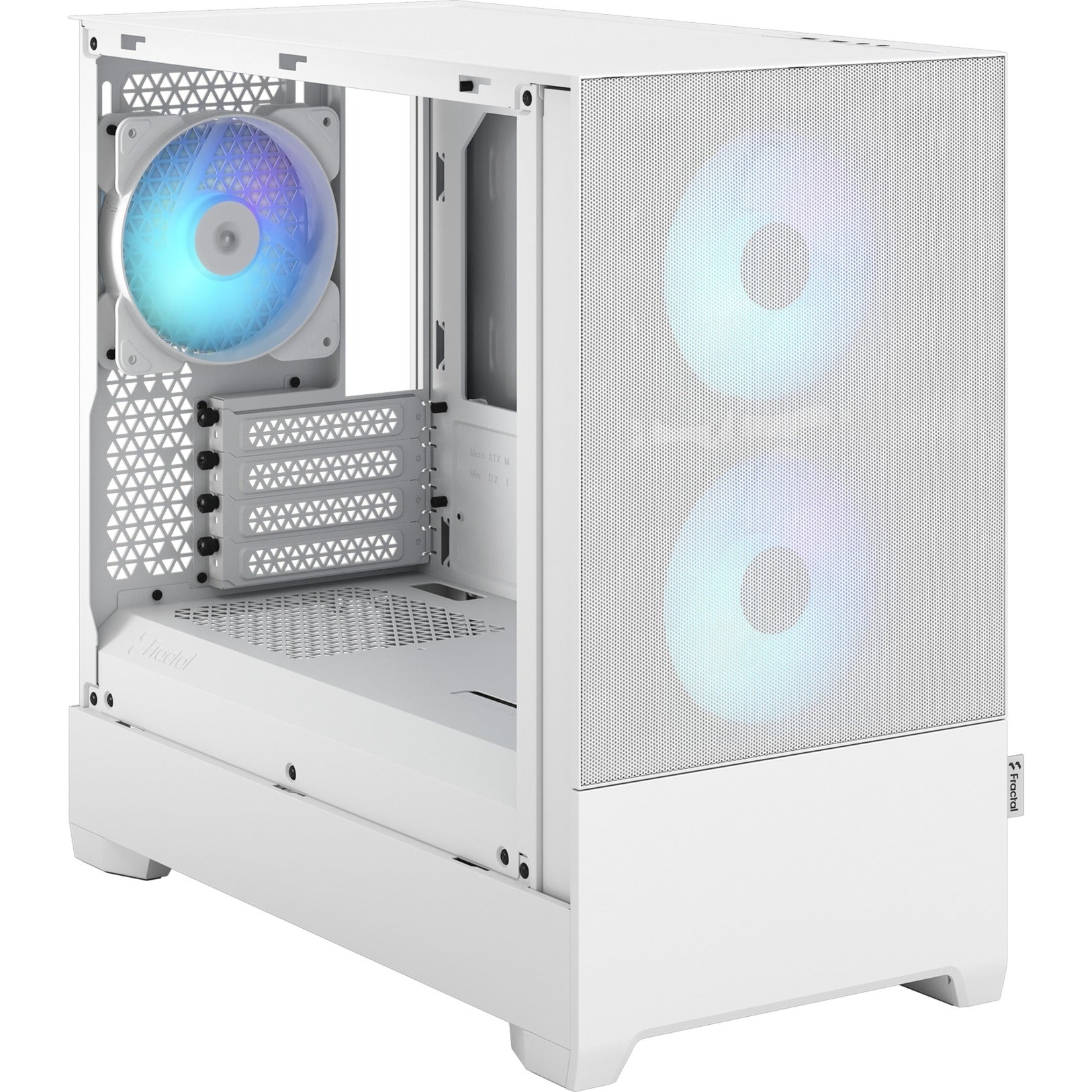 Diseño fractal pop mini air rgb blanco tg tinte transparente