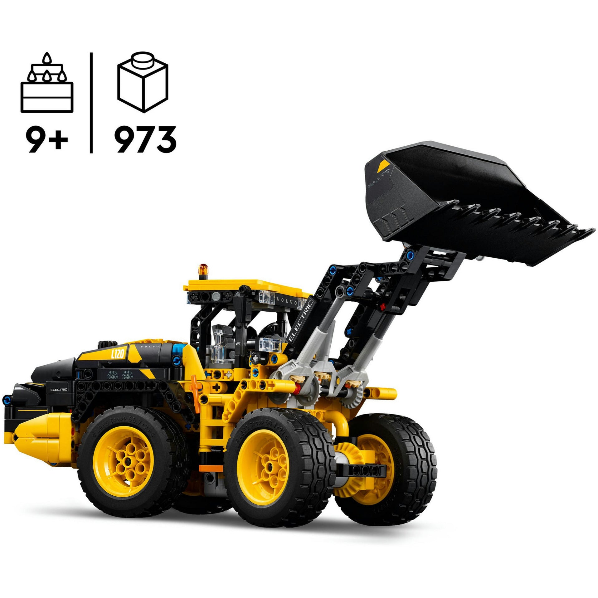 LEGO 42209 Technic Volvo L120 Cargador de ruedas eléctricas
