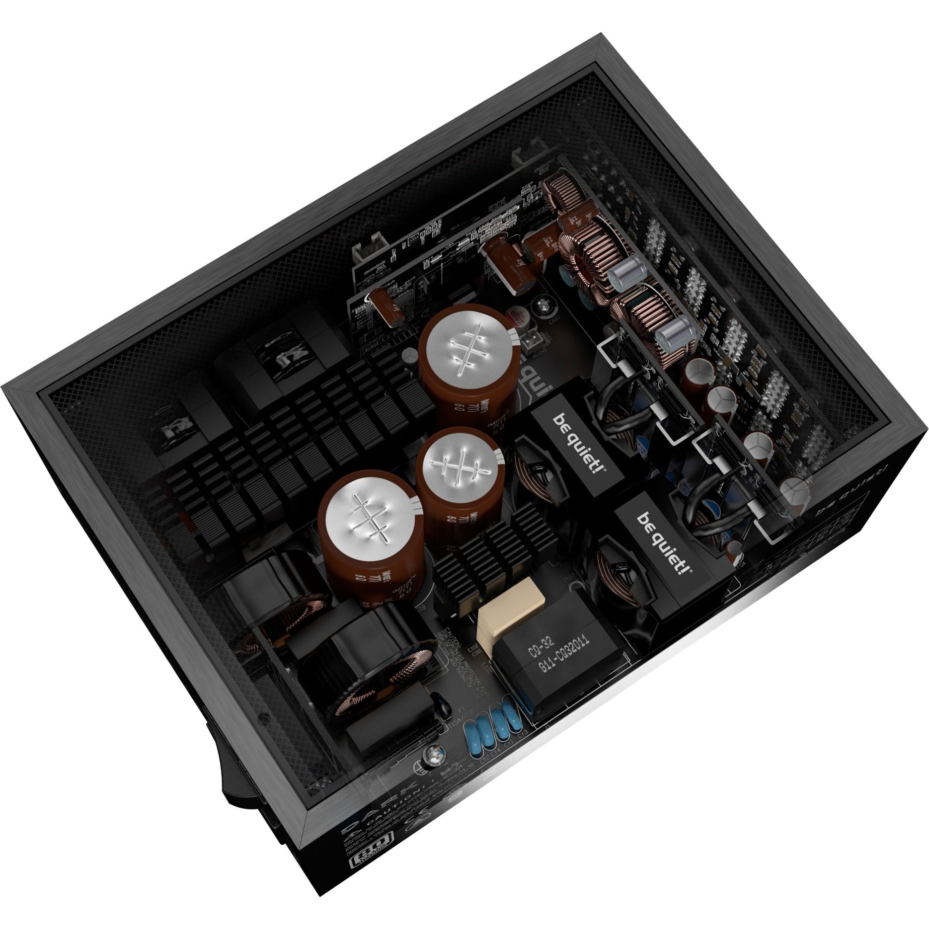 Be quiet! dark power pro 13 modulaire 1600 watt voeding (zwart, 2x 12v-2x6, 6x pcie)