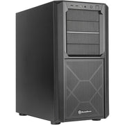 Silverstone sst-sed1-b midi tower behuizing (zwart | 2x usb-a | 1x usb-c) - afbeelding 2
