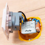 Shelly qubino wave pm mini relais (lichtgrijs wit, 1-kanaals, z-wave) - afbeelding 4