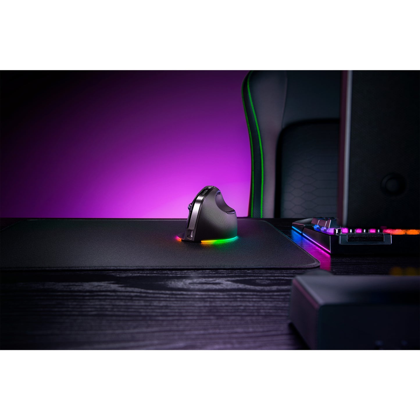 Mouse da gioco verticale Razer pro click v2 (nero, fino a 30.000 dpi, USB-C Bluetooth 2,4 GHz)