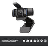 Logitech c920s pro hd webcam (zwart)