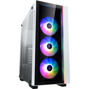 Deepcool matrexx 55 v3 add-rgb 3f midi tower behuizing (wit | 3x usb-a | rgb) - afbeelding 1