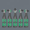 Wera 8009 zyklop pocket set 3 bitset (zwart groen, 27‑delig)