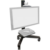 Base uhd per centro multimediale mobile Ergotron neo-flex (nero) - afbeelding 4