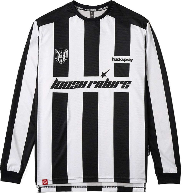 Loose jinetes derby blanco - maillot mtb manga larga