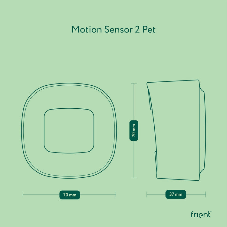 Frient motion sensor 2 pet bewegingsmelder (wit, zigbee 3.0)