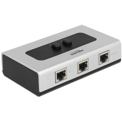 Switch Delock RJ45 10 1000 Mbps 2 Puerto