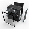 Montech air 100 argb mini tower behuizing (zwart | 3x usb-a | tempered glass)