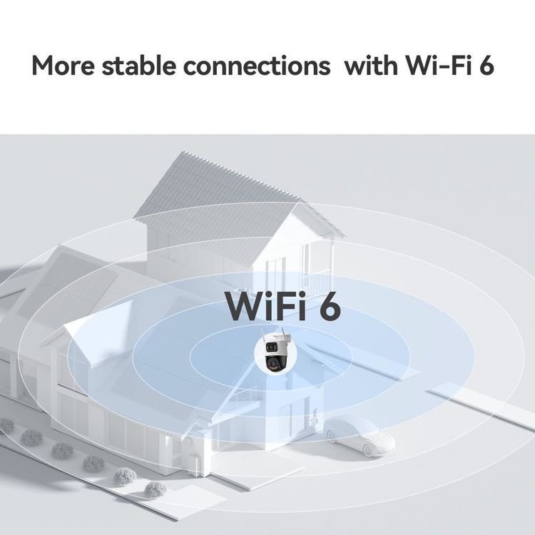 Telecamera di sicurezza Imou cruiser dual 2 pro (bianca, 4MP, wifi 6, lan)
