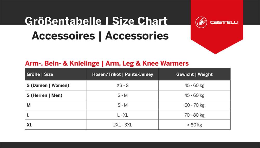 Castelli nano flex 3g - calentadores de brazos