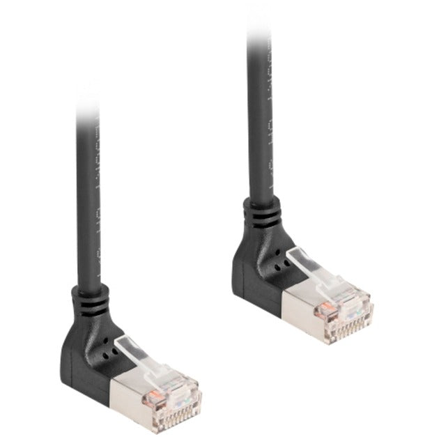 Delock RJ45 Network Cable Cat.6A S FTP Slim 90 ° verso l'alto
