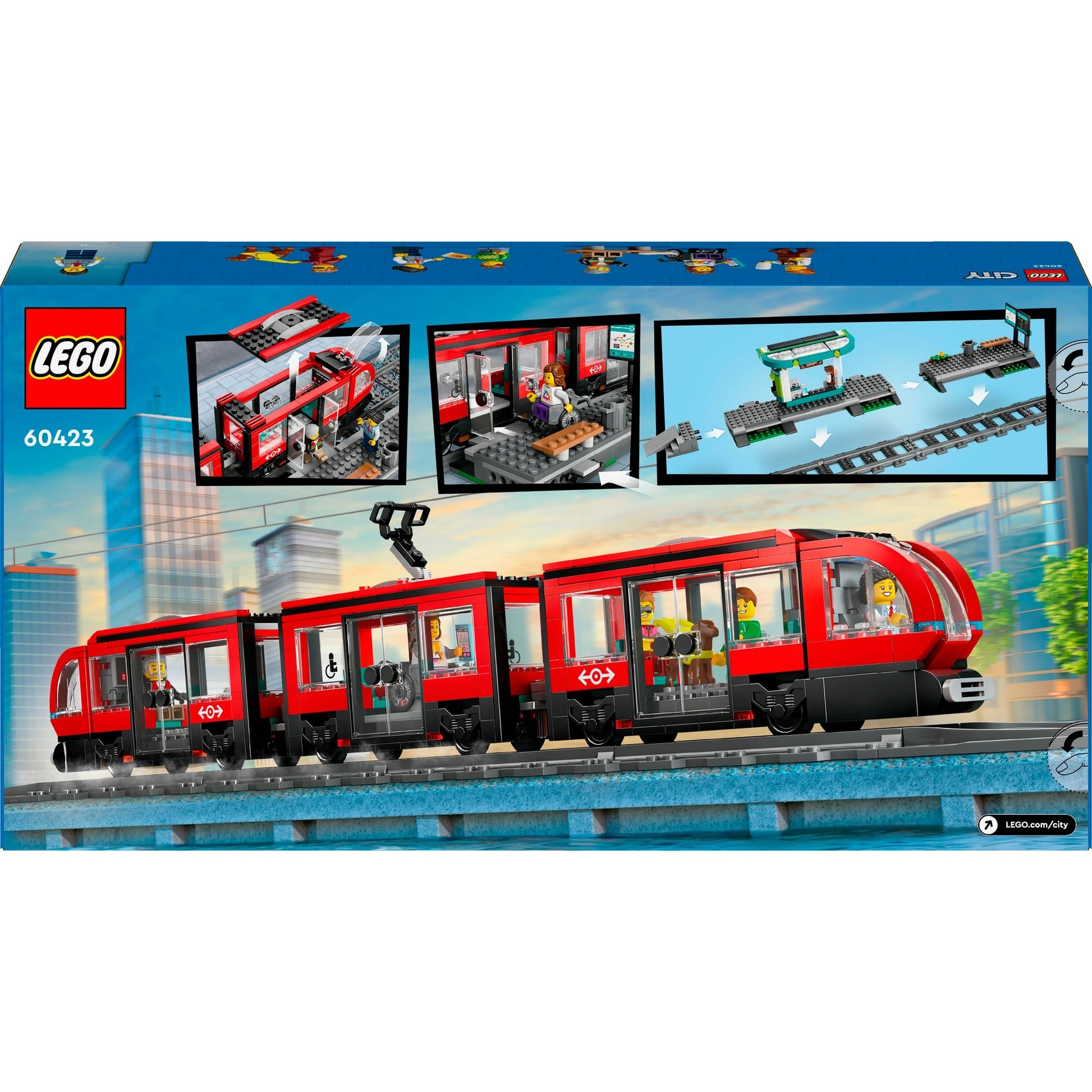 LEGO LEGO CITY 60423 Stadstram and Station