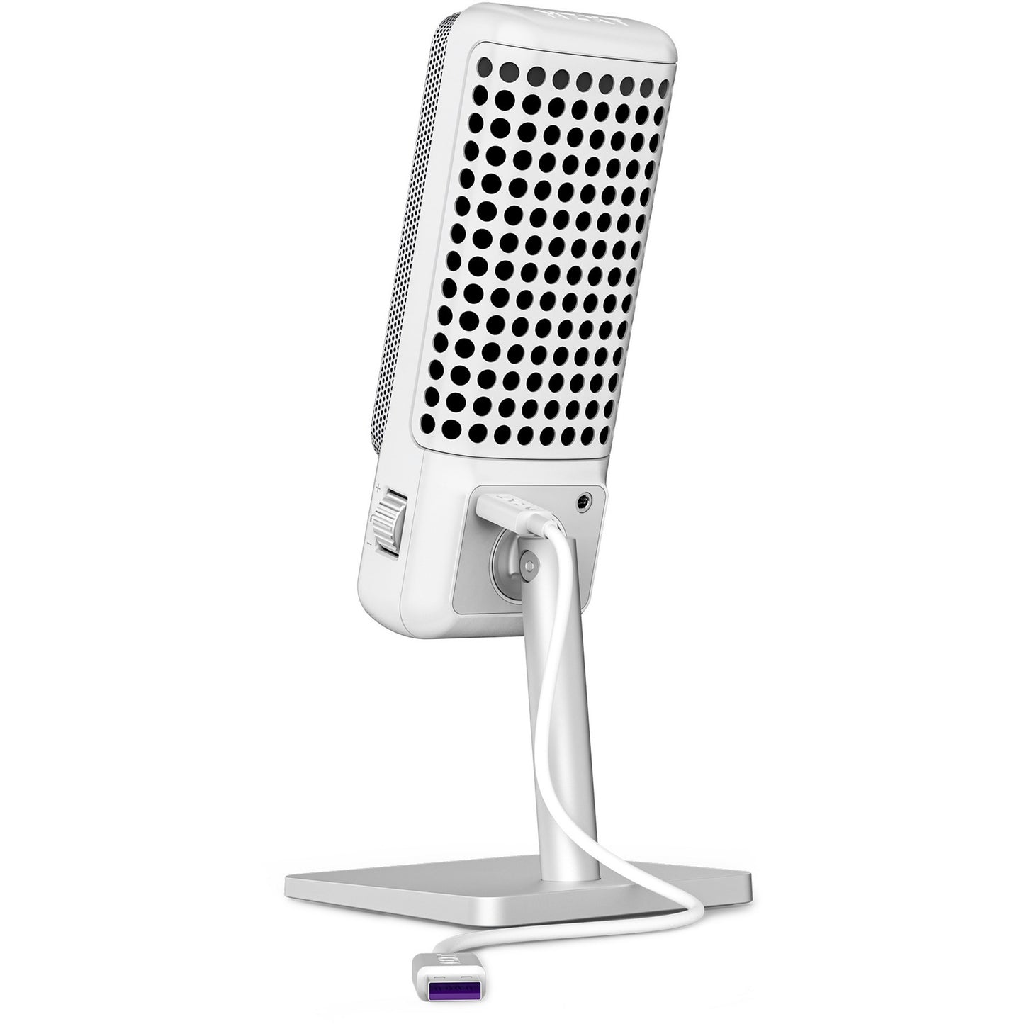Micrófono elite cápsula nzxt (blanco, rgb, usb-c)