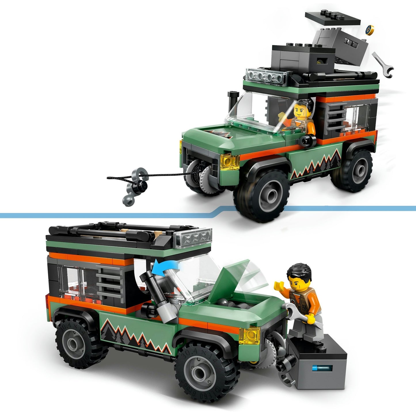 Lego Lego City 60447 4x4 SUV per le montagne