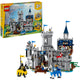 Castello medievale di Lego Creatore 31168 con cavalieri a cavallo