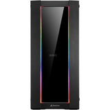 Sharkoon elite shark ca200g big tower behuizing (zwart | 4x usb-a | rgb | tempered glass) - afbeelding 2