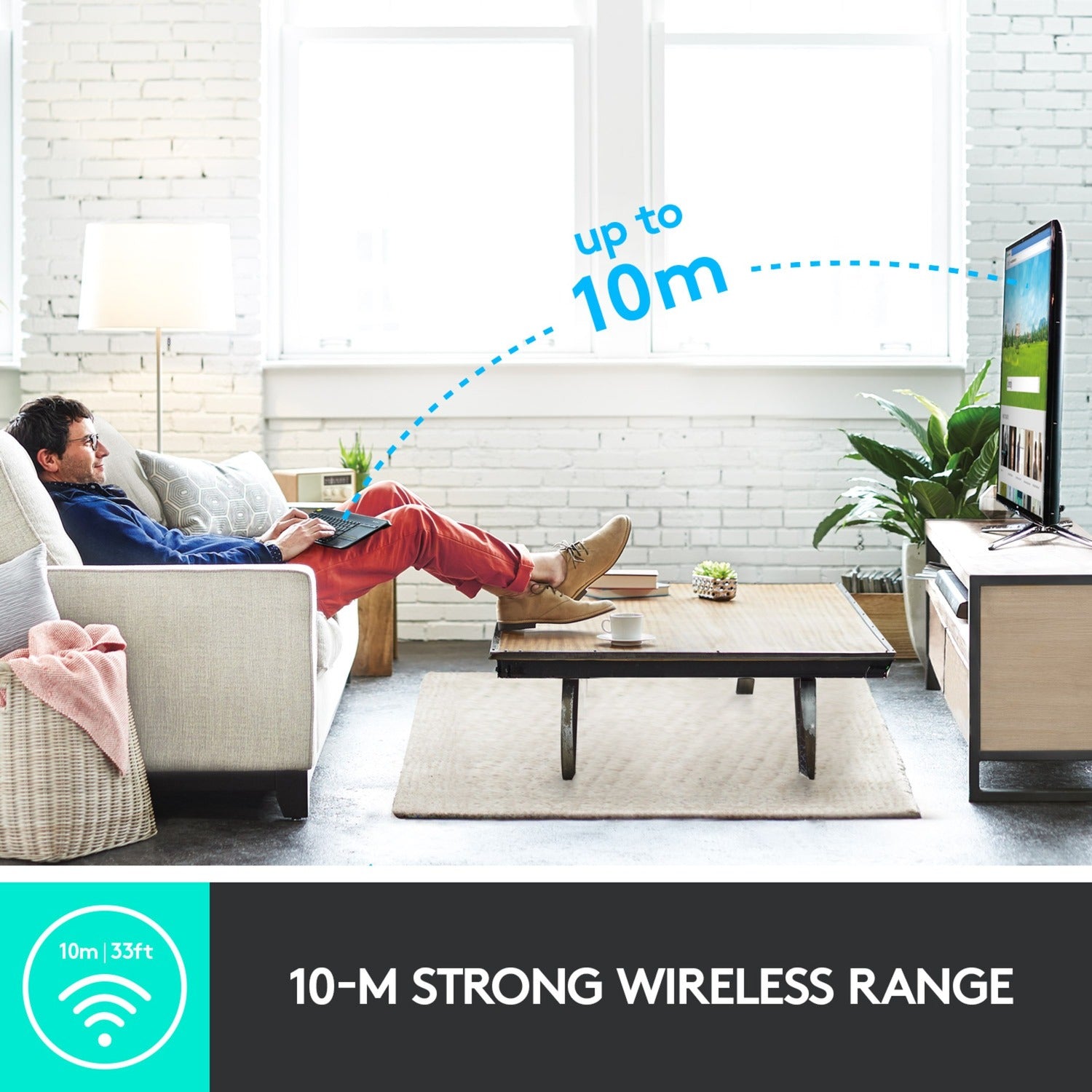 Tastiera touch wireless Logitech K400 Plus
