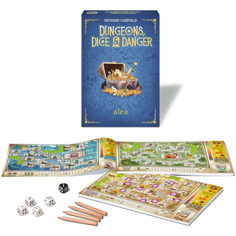 Ravensburger Dungeons, dadi e pericolo