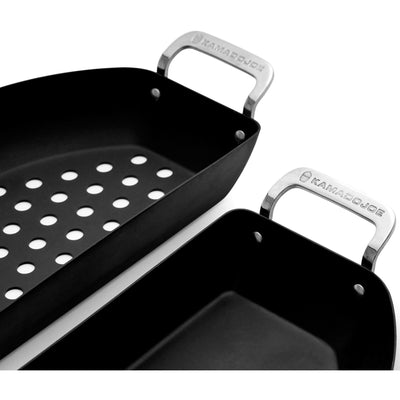 Kamado Joe Karbar Half Pan set