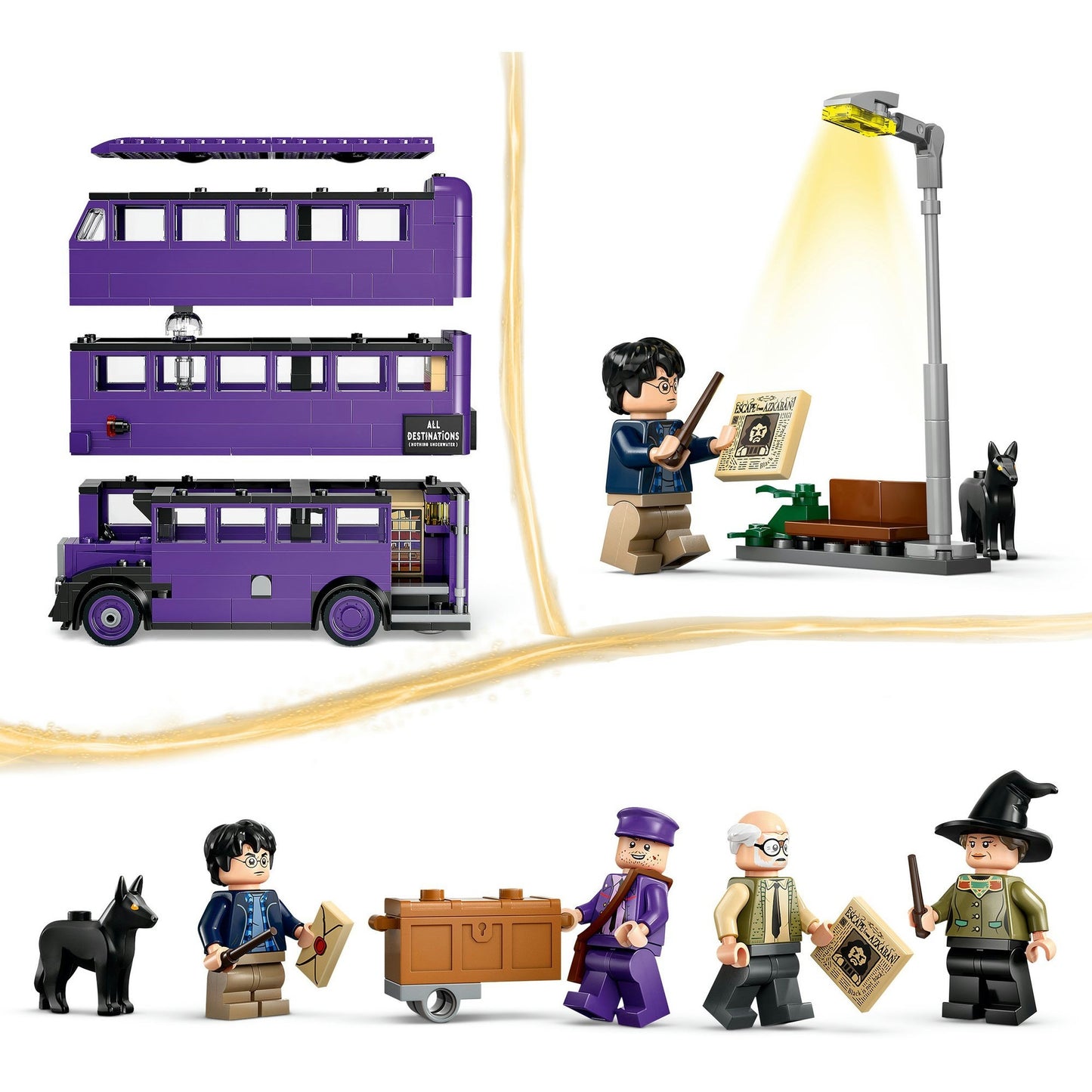 LEGO 76446 Aventura de autobús de la colección Harry Potter